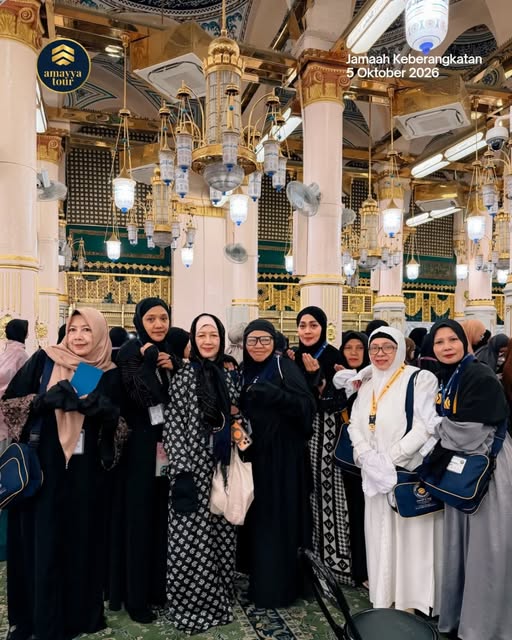 Travel Umroh Keluarga Bandung, Pilihan Pengusaha-Artis 3 raudhah umroh plus al ula refal hady oktober amayya tour spesialis umroh keluarga bandung jakarta5